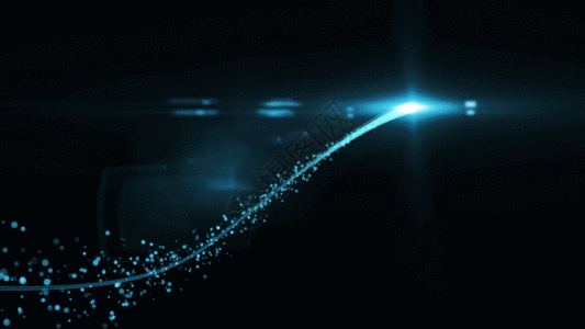科技粒子光线动转场画元素GIF图片