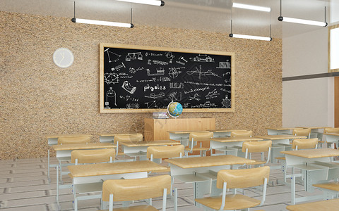 c4d教室课桌图片课桌椅高清图片素材