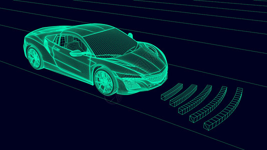 3D汽车科技图片