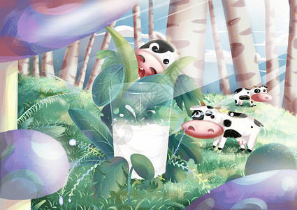 世界牛奶日动物高清图片素材