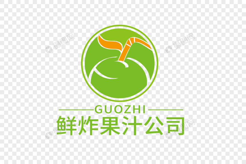 高端创意鲜炸果汁公司LOGO图片