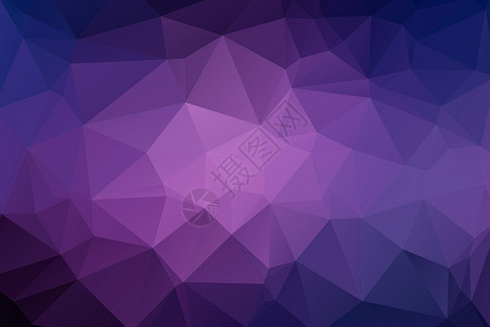 紫色几何多边形背景图片