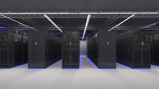 计算机模型超算机房设计图片