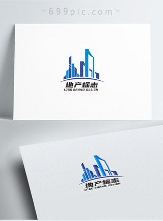 重庆标志建筑房地产LOGO设计模板