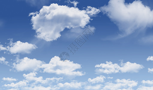 太阳云朵简笔画蓝天白云背景设计图片