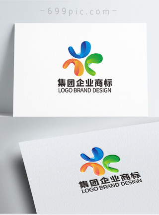 集团愿景集团公司LOGO设计模板