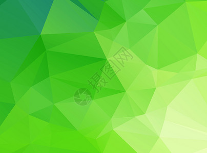 绿色几何背景图片
