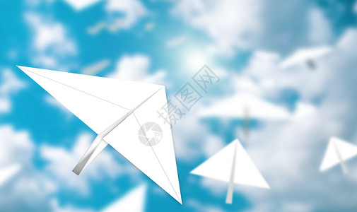 飞翔纸飞机创意纸飞机设计图片