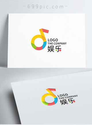 音乐播放素材娱乐音乐LOGO设计模板