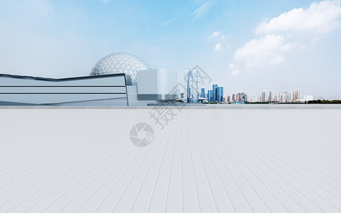 大气建筑空间背景图片