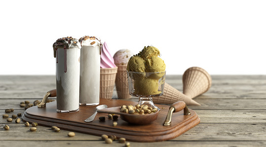 冰淇凌素材冰淇凌场景设计图片