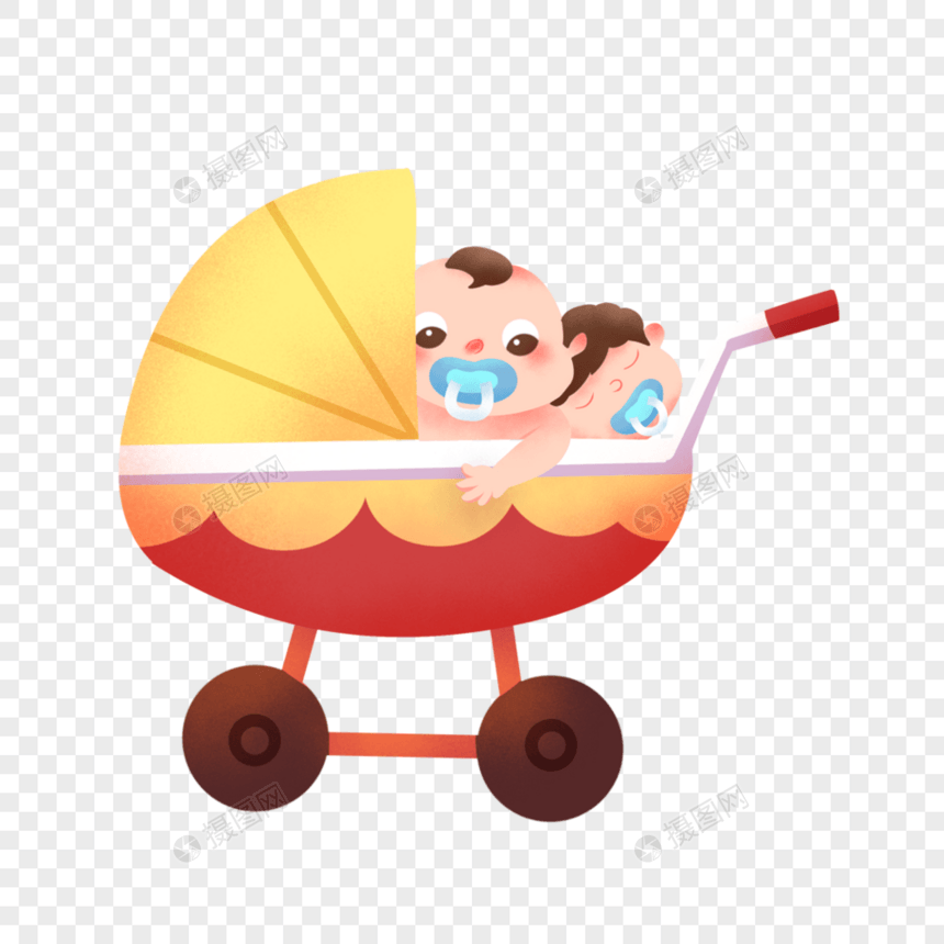 婴儿车图片