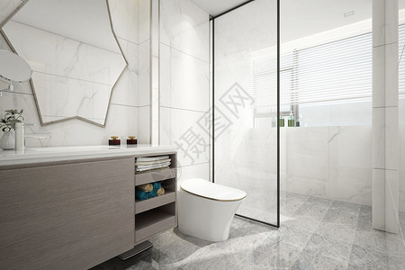 洗手间场景卫浴空间设计设计图片