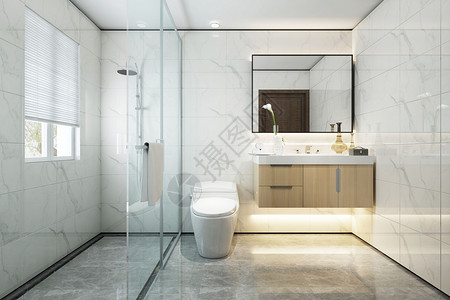 淋浴模特卫浴空间设计设计图片