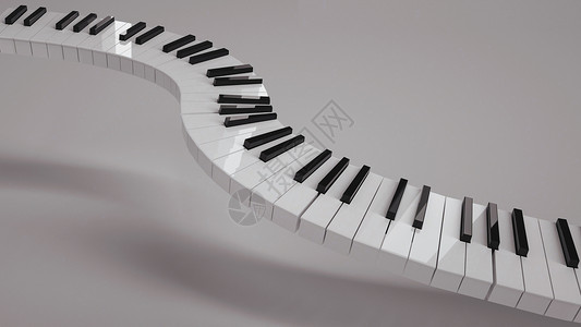 女生弹琴钢琴黑白键图设计图片