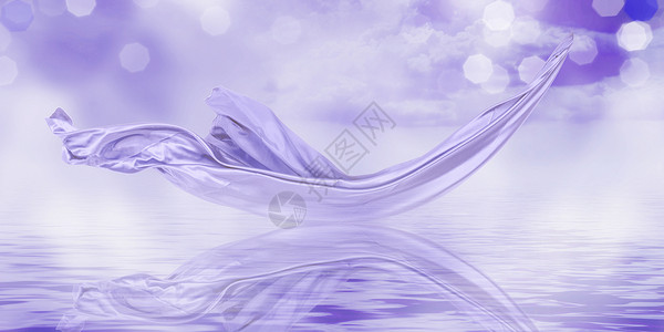 紫色布丝绸背景设计图片