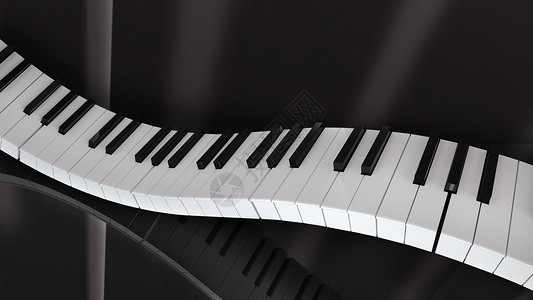 钢琴古筝钢琴黑白键图设计图片