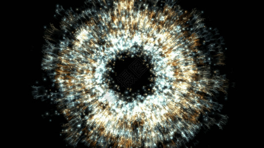 黑色炫光能量粒子爆炸冲击波GIF高清图片
