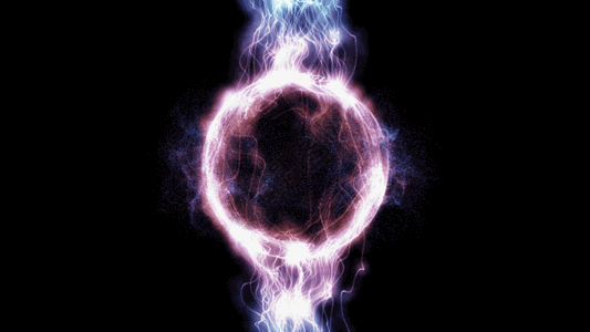 能量电击球带通道GIF图片