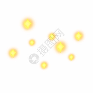 黄色风信子小星星素材gif动图高清图片