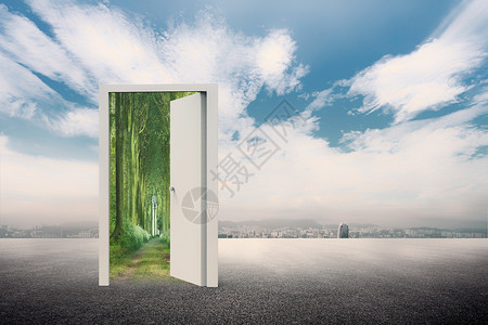 竹林绿色环保创意环保背景设计图片