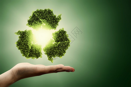 绿色循环环保公益设计图片