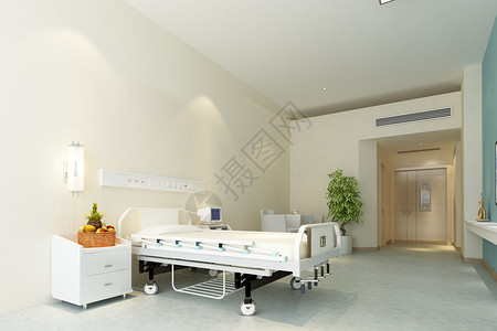 C4D豪华病房设计图片