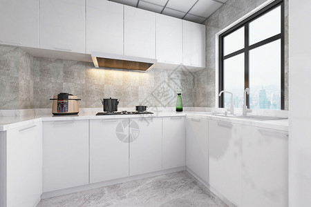 北欧最新厨房设计高清图片