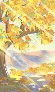 秋天风景手机壁纸背景图片
