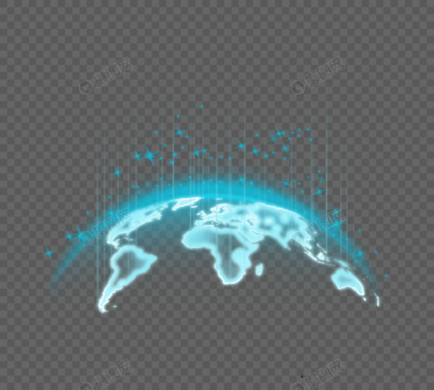 蓝色互联网技术全球图片