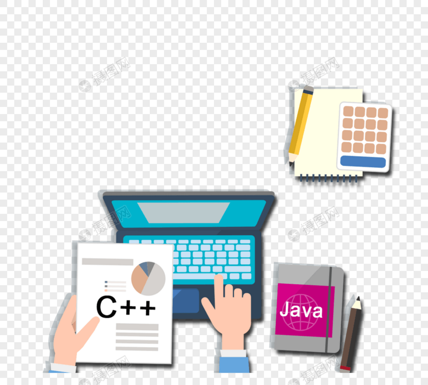 电脑办公程序员图片