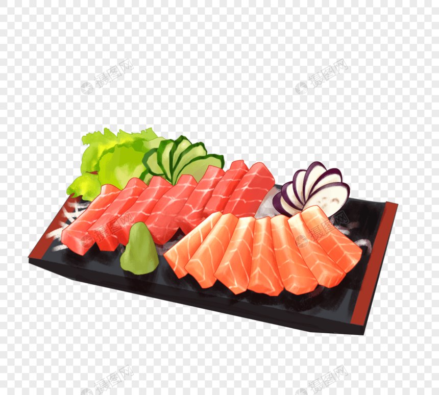 日本金枪鱼刺图片