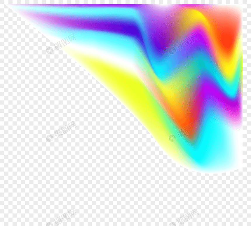 梯度彩色流体矢量艺术设计图片