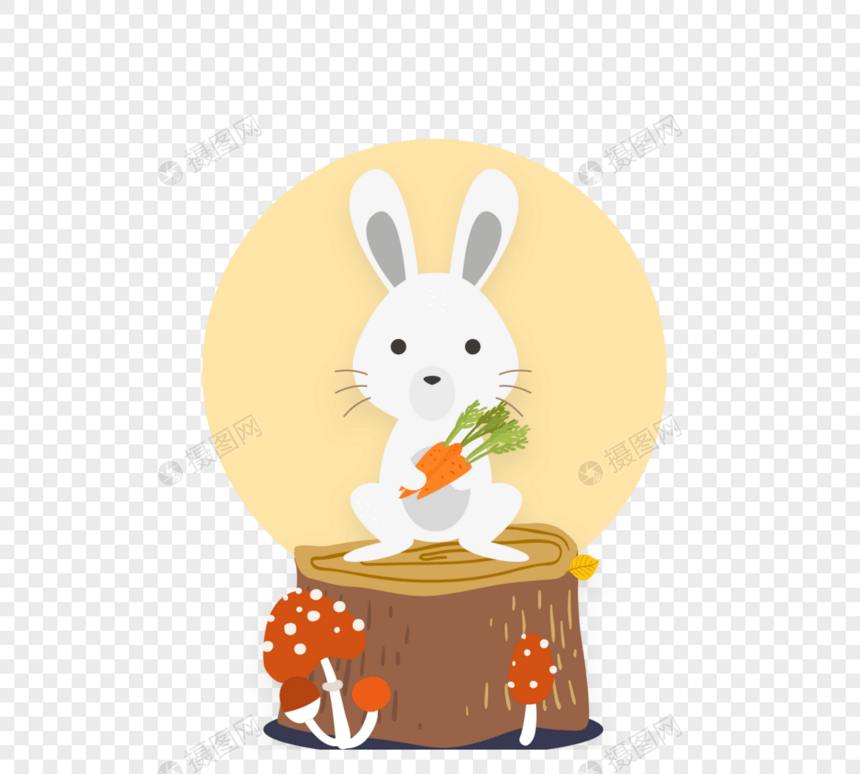 可爱图形兔子图片