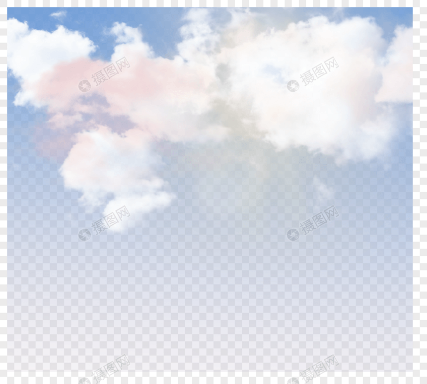 写实风格创意手绘云层图片