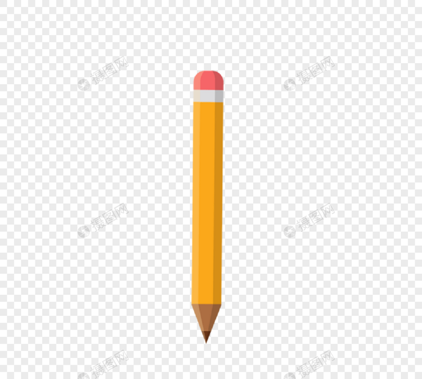 教育黄色铅笔文具图片