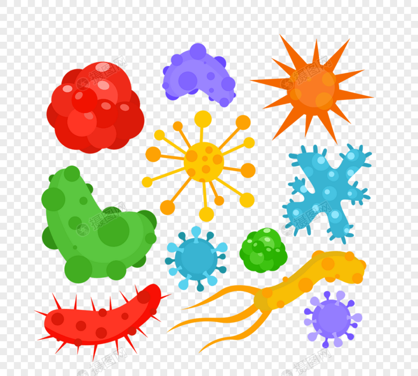 病毒细菌微生物冠状病毒医学插图图片