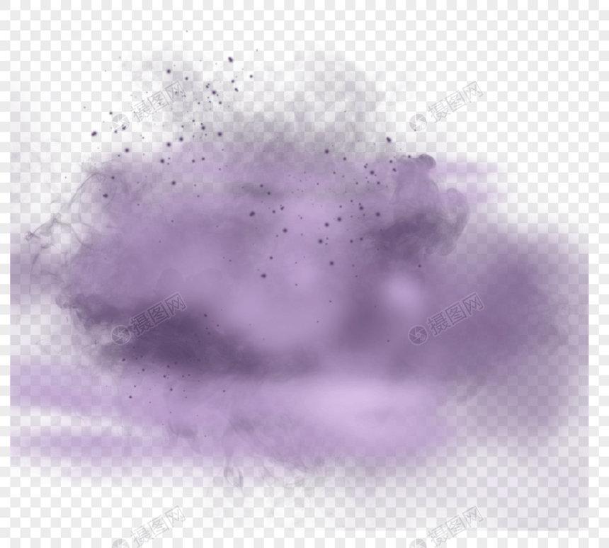 颗粒风格紫色烟雾图片