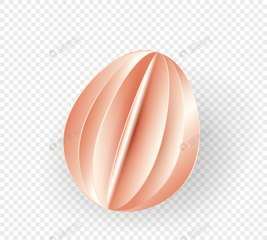 复活节彩蛋剪纸风格彩蛋图片