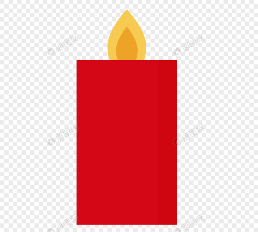 红蜡烛图片