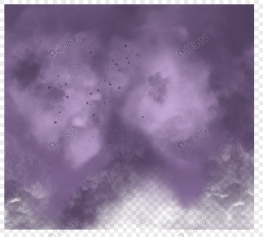 颗粒风格紫色浓雾图片