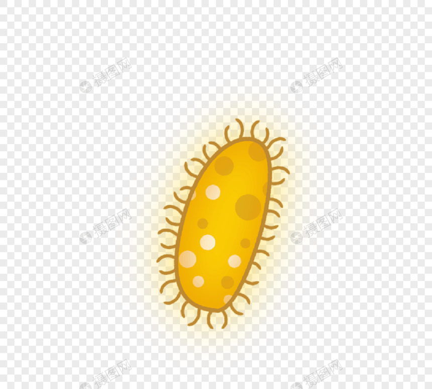 黄色毛球病毒病菌细菌图片