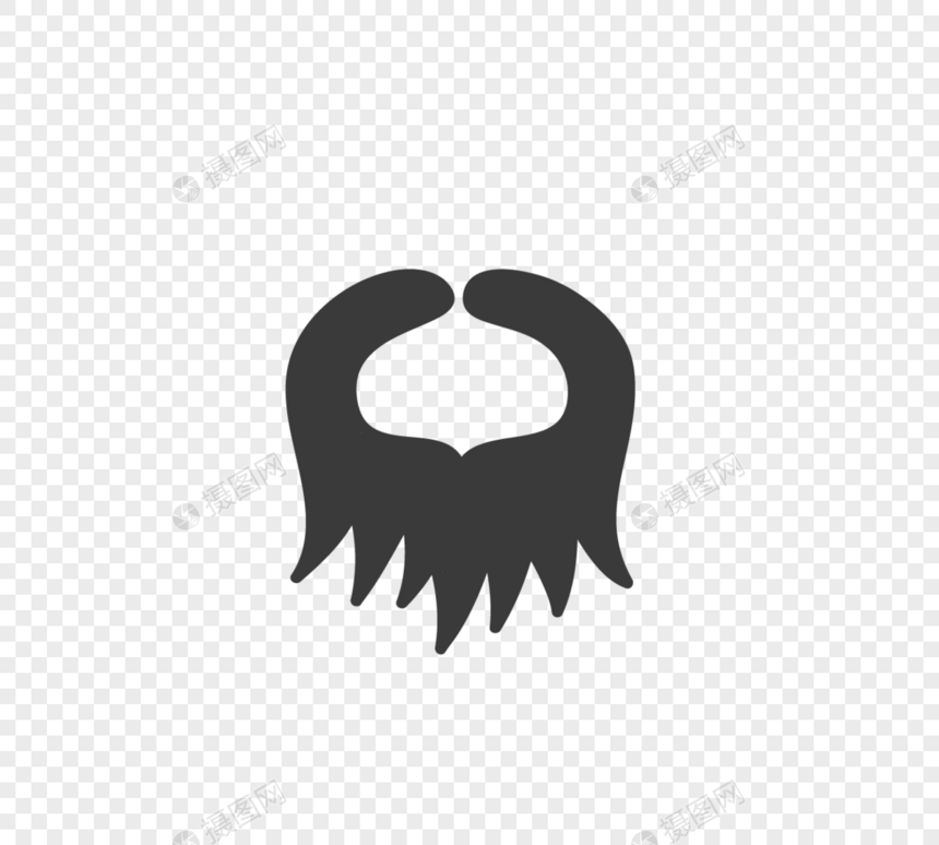 黑胡子造型假胡子图片