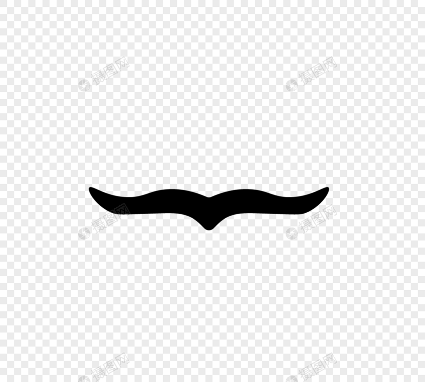 一字胡子造型黑色胡子图片