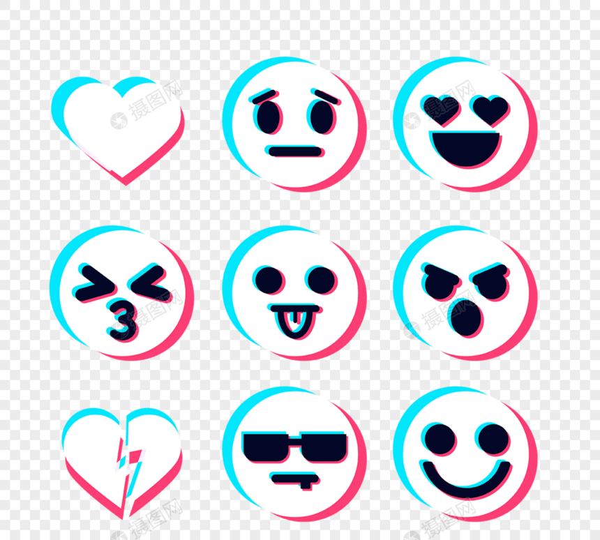 风格手绘手绘简约设计表情emoji元素图片