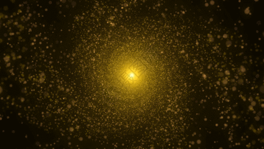 金色粒子漩涡背景GIF图片