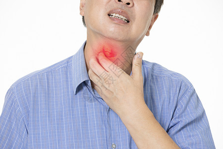 咽喉肿痛喉咙炎症高清图片