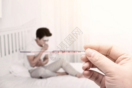 体温检测预防流感设计图片