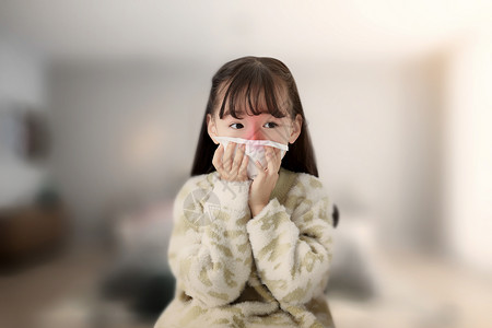 鼻塞流涕预防流感设计图片