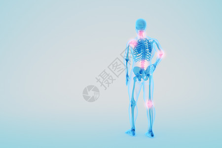 腰椎劳损C4D骨科关节疾病设计图片